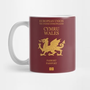 Wales passport Mug